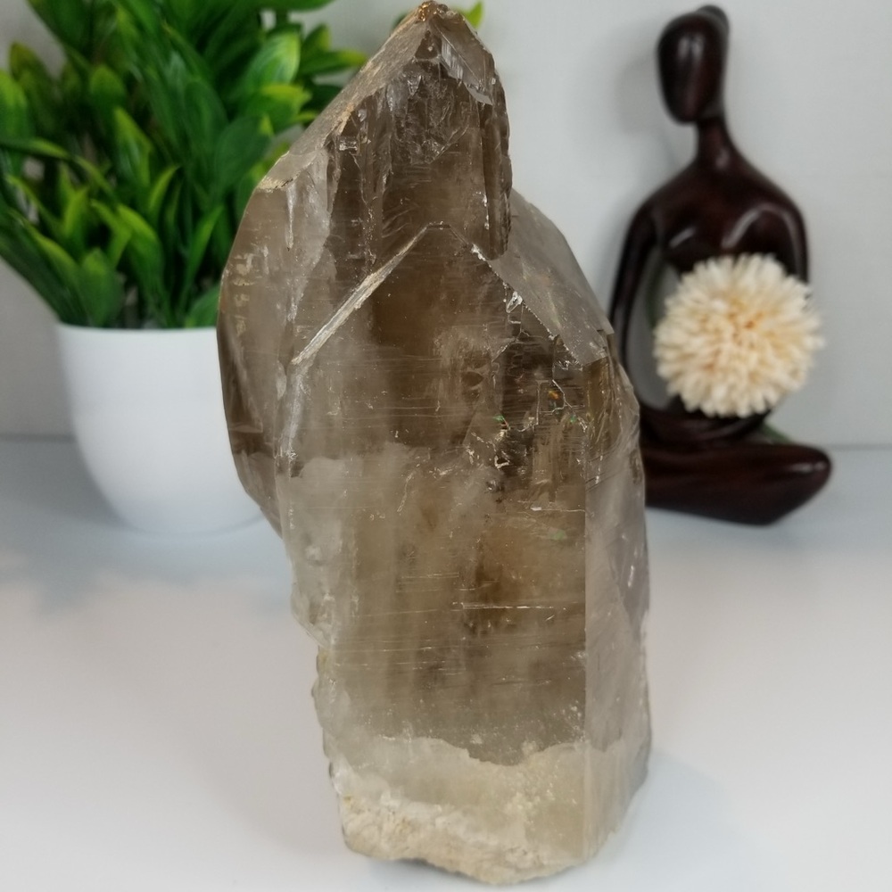 Smoky Citrine Quartz Specimen | Manifestation, Protection & Grounded Abundance